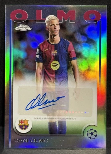 Dani Olmo 2024 Topps Chrome Refractor