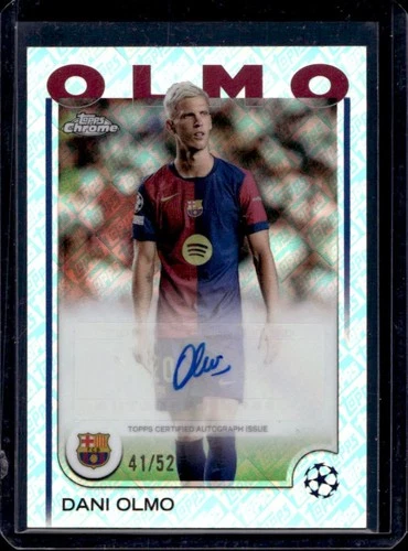Dani Olmo 2024 Topps Chrome Toppsfractor /52