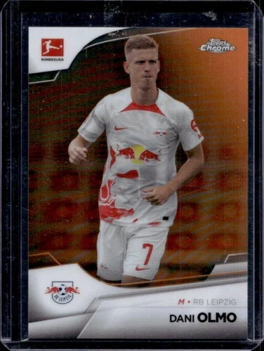 Dani Olmo 2022 Topps Cromo Bundesliga Naranja Refractor /25