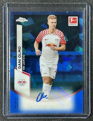 Dani Olmo 2024 Topps Cromo Bundesliga Zafiro Refractor