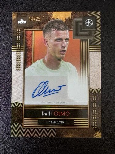 Dani Olmo 2025 Topps Deco /25