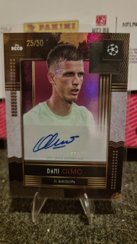 Dani Olmo 2025 Topps Deco Rosa Rifrattore /50