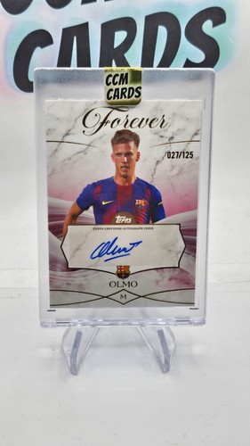 Dani Olmo 2025 Topps FC Barcelona Forever Borgoña /125