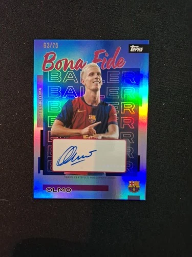Dani Olmo 2025 Topps FC Barcelona Team Set /75