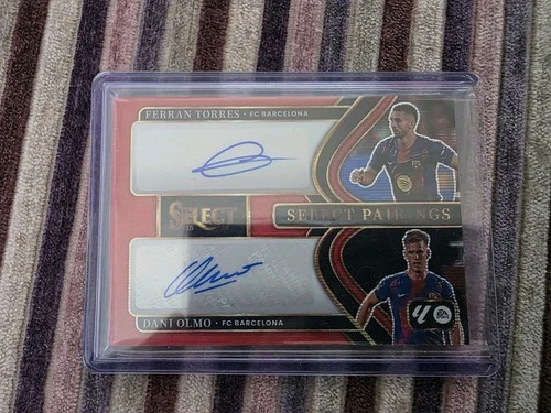 Dani Olmo & Ferran Torres 2025 Panini Select Red Wave