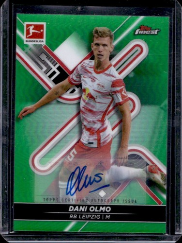 Dani Olmo 2021 Panini Finest Green Refractor /50