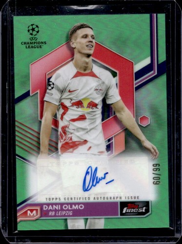 Dani Olmo 2023 Topps Finest Neon Green Refractor /99