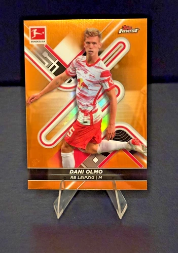 Dani Olmo 2021 Topps Finest Orange Refractor /25