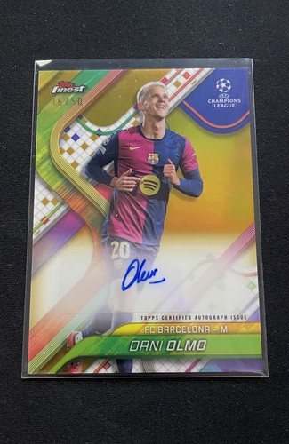 Dani Olmo 2024 Topps Finest Oro Verdadero /50