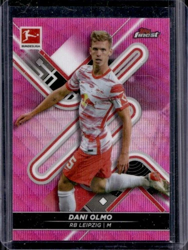 Dani Olmo 2021 Topps Finest Pink Wave Refractor /300