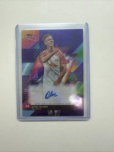 Dani Olmo 2023 Topps Finest Purple Shimmer /199
