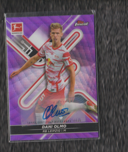 Dani Olmo 2021 Topps Finest Purple Wave /80