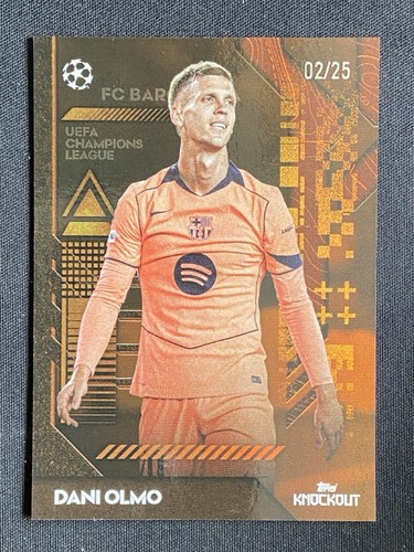 Dani Olmo 2025 Topps Knockout /25