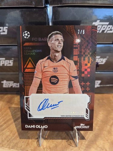 Dani Olmo 2025 Topps Knockout /5