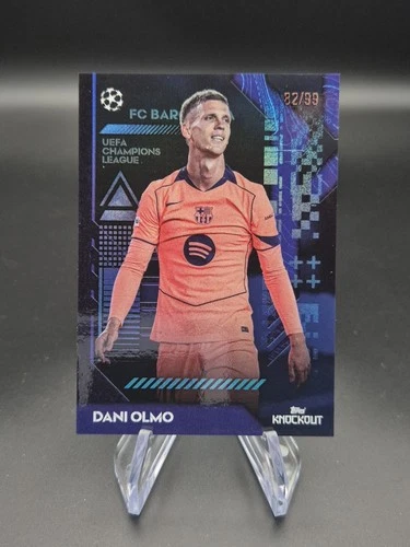 Dani Olmo 2025 Topps Knockout UCC Parallel /99