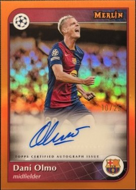 Dani Olmo 2024 Topps Merlin Chrome /25