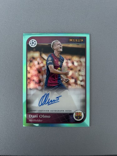 Dani Olmo 2024 Topps Merlin Chrome /75