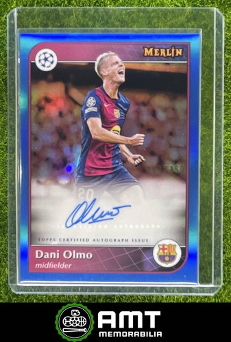 Dani Olmo 2024 Topps Merlin Chrome Blue /150