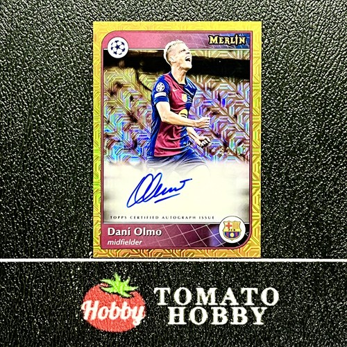 Dani Olmo 2024 Topps Merlin Chrome Gold Refractor /50