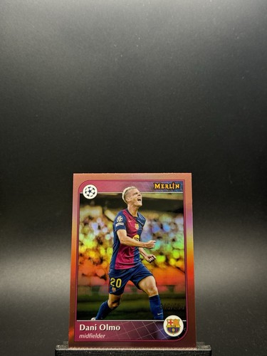 Dani Olmo 2024 Topps Merlin Chrome Gold Speckle /250