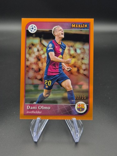 Dani Olmo 2024 Topps Merlin Chrome Parallel /25