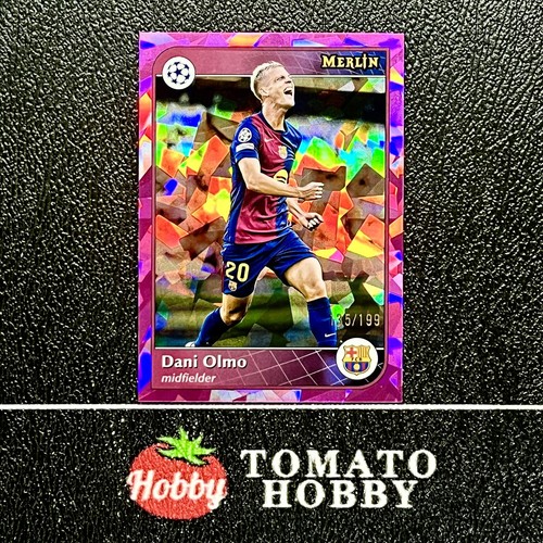 Dani Olmo 2024 Topps Merlin Chrome Pink Refractor /199