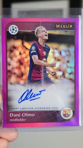 Dani Olmo 2024 Topps Merlin Chrome Rosa Refractor /199