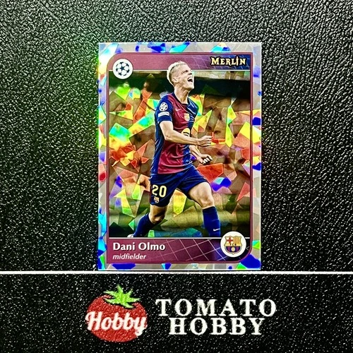 Dani Olmo 2024 Topps Merlin Chrome UCC Atomic Refractor