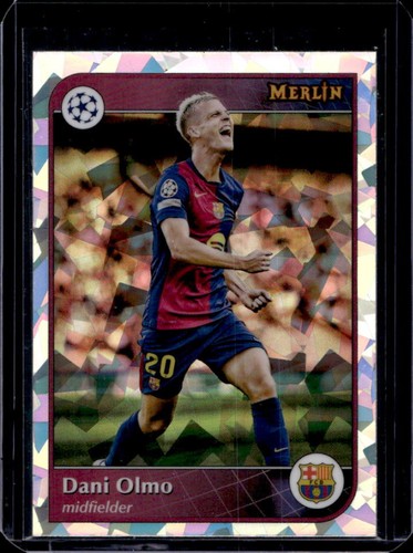 Dani Olmo 2024 Topps Merlin Chrome UEFA Atomic Refractor #198