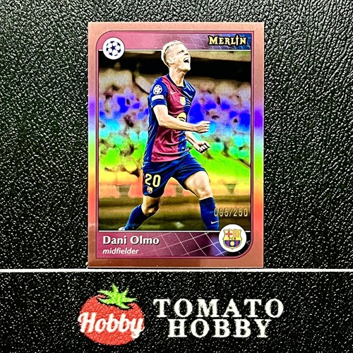 Dani Olmo 2024 Topps Merlin Chrome UEFA Rose Gold Refractor /250