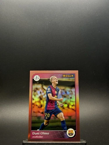 Dani Olmo 2024 Topps Merlin UEFA Champions Choice Rose Gold Speckle /250