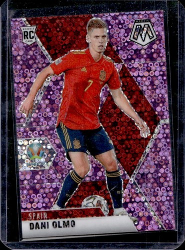 Dani Olmo 2021 Panini Mosaic UEFA EURO Purple Circles /49