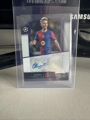 Dani Olmo 2024 Topps Museum Collection UEFA Amethyst /99
