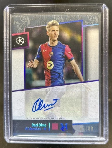 Dani Olmo 2024 Topps Museum Collezione UEFA Ametista /99