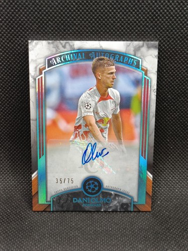 Dani Olmo 2022 Topps Museum Sapphire /75