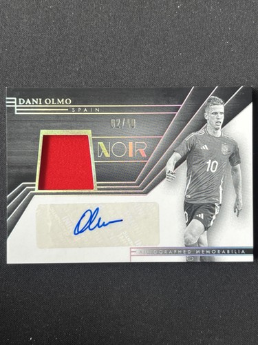 Dani Olmo 2024 Panini Noir Black White /49