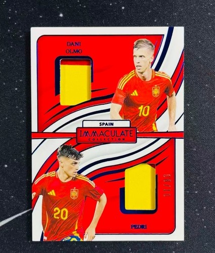 Dani Olmo / Pedri 2024 Panini Immaculate 8/10