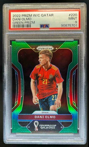 Dani Olmo 2022 Panini Prizm World Cup Green /5