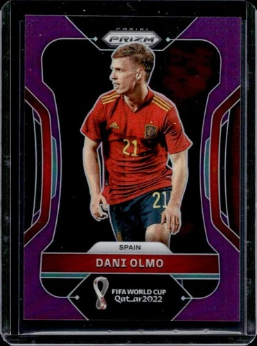 Dani Olmo 2022 Panini Prizm World Cup Purple /199