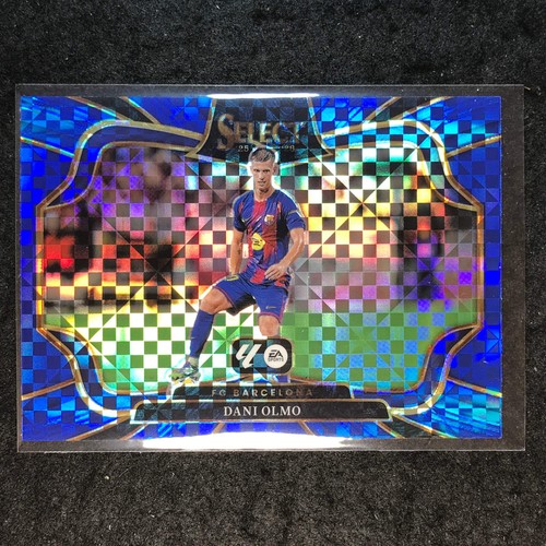 Dani Olmo 2025 Panini Select La Liga Blue Checker #248