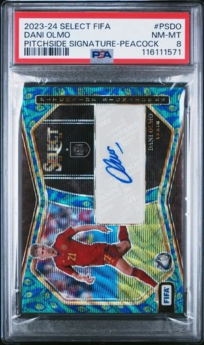 Dani Olmo 2023 Panini Select Peacock