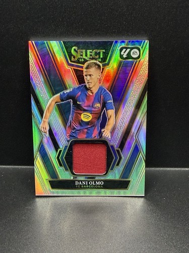Dani Olmo 2025 Panini Select Silver Prizm