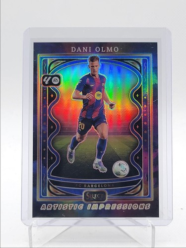Dani Olmo 2025 Panini Select Silver Prizm