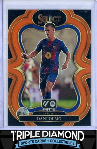 Dani Olmo 2025 Panini Seleziona La Liga Arancione Prizm /75