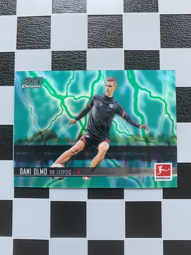 Dani Olmo 2021 Topps Stadium Club Chrome Aqua Green /175