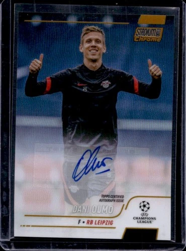 Dani Olmo 2021 Topps Stadium Club Chrome Gold Refractor /50