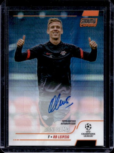 Dani Olmo 2023 Panini Stadium Club Chrome Orange Prism Refractor /25