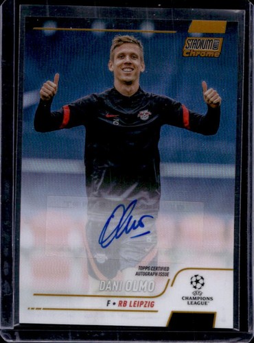 Dani Olmo 2021 Topps Stadium Club Gold Refractor /50