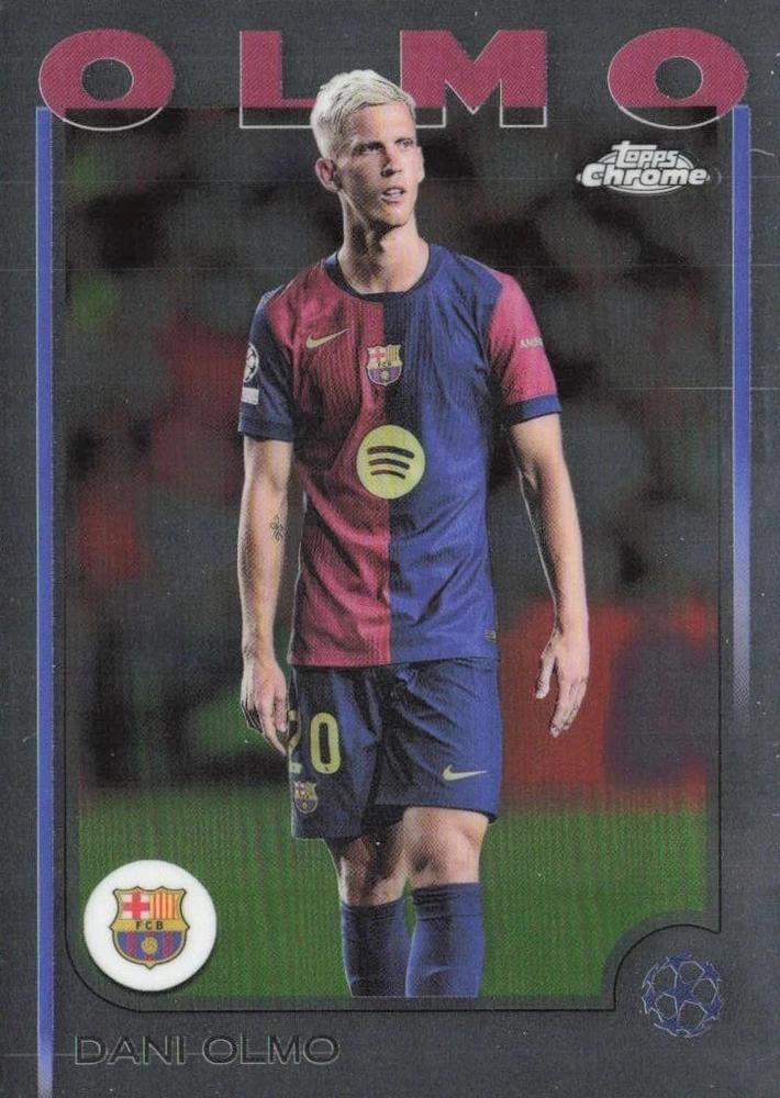 Dani Olmo 2024 Topps Chrome UEFA Club Competitions
