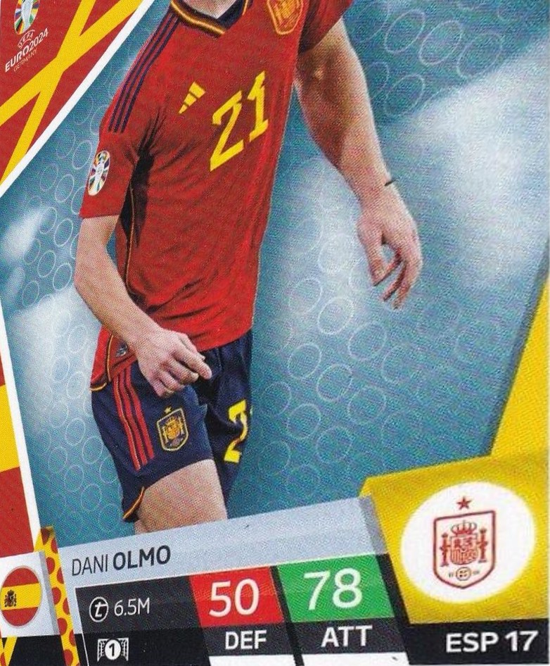 Dani Olmo 2024 Topps Match Attax UEFA EURO